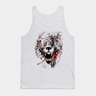 Adventure Tiger Flame Tank Top